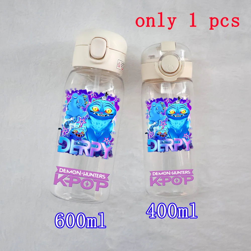 K-Pop Large Capacity Water Bottle - 400ML to 600ML for Fans