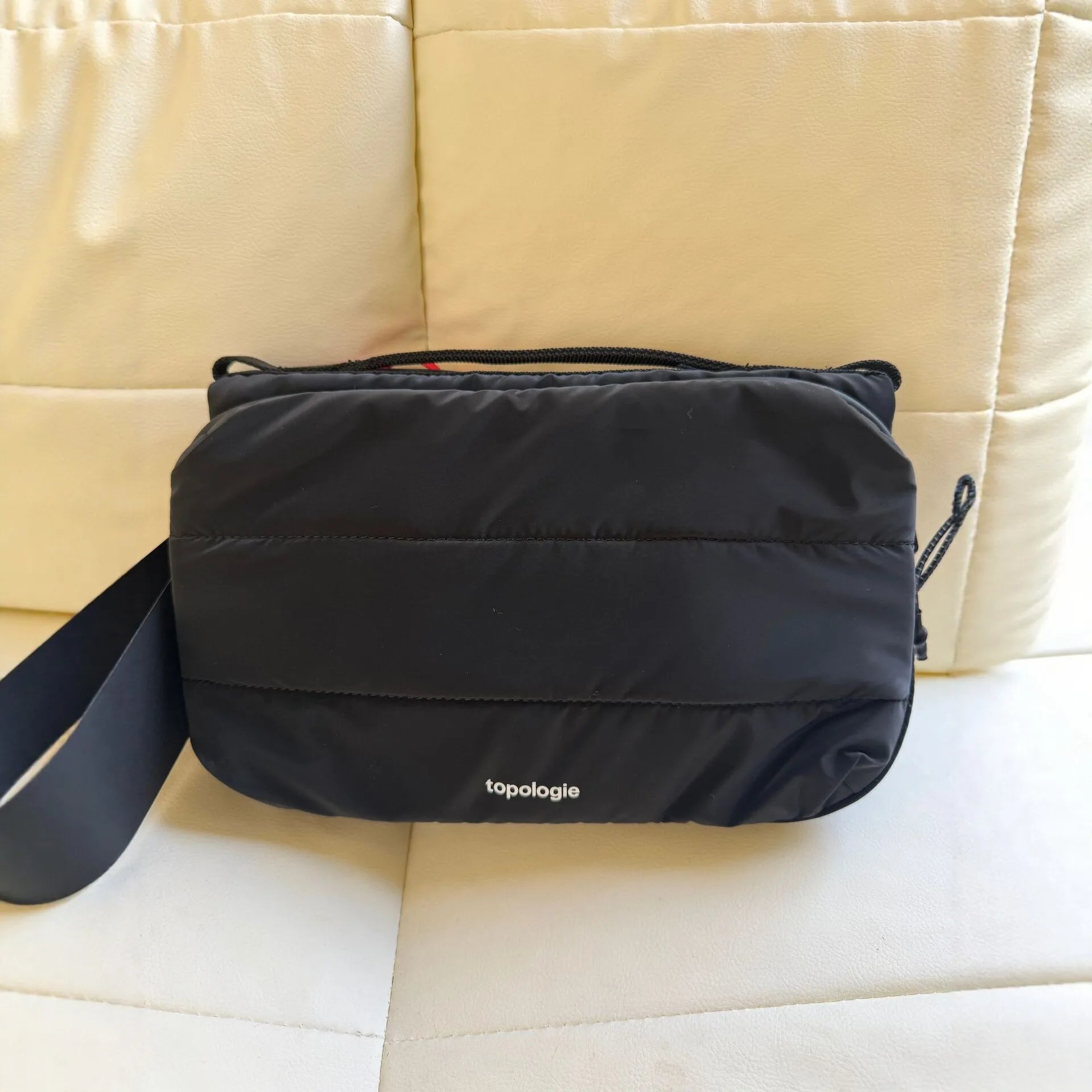 Large Capacity Nylon Water Bottle Bag - Unisex Crossbody Style