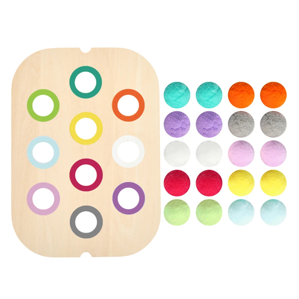 Montessori Wooden Sensory Table for Kids - Fine Motor Skill Development