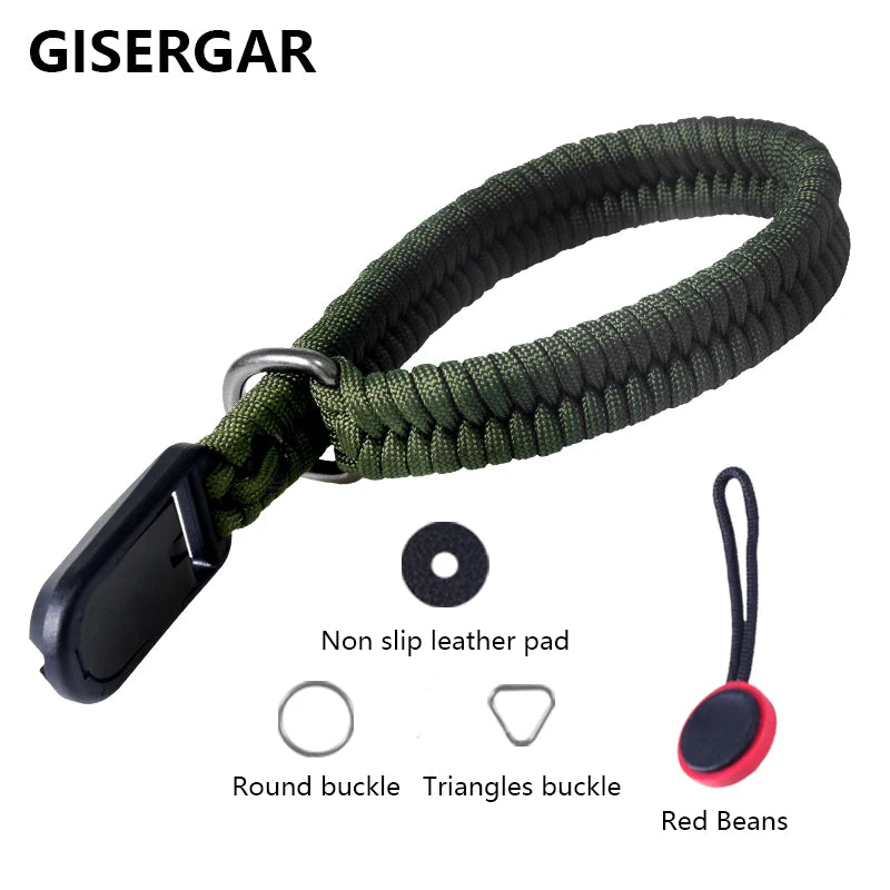 Adjustable Hand-Braided Camera Wrist Strap for Nikon, Canon, Sony