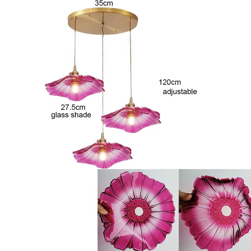 Stylish Glass Pendant Light - Modern Hanging Lamp for Dining & Kitchen