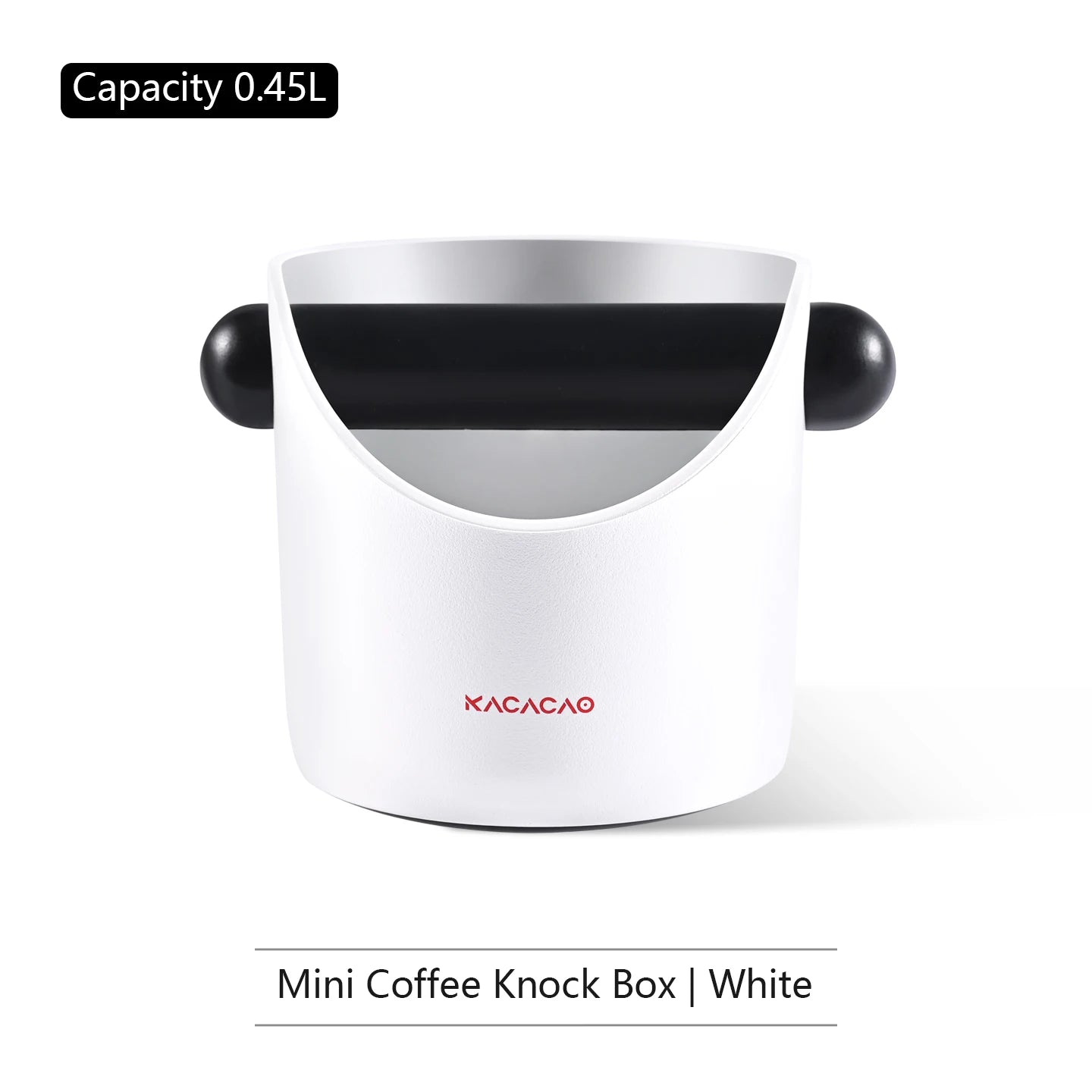 KACACAO Coffee Knock Box with Removable Waste Bin & Anti-Slip Pads