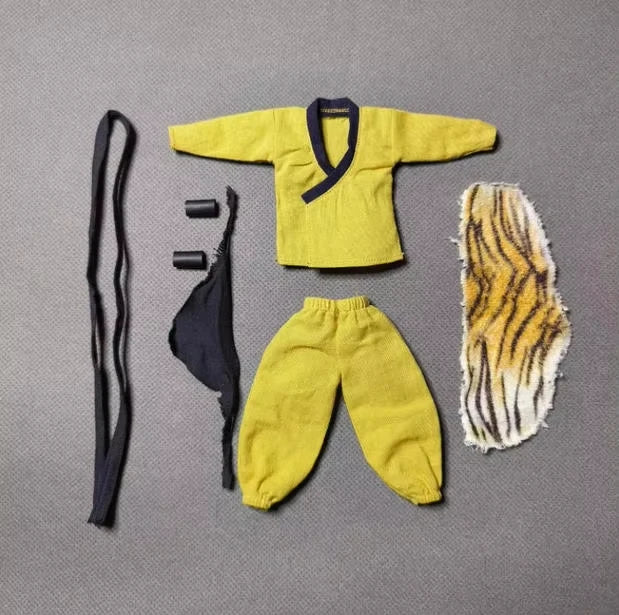 Handmade 1/12 Scale Sun Wukong Action Figure Clothing Set