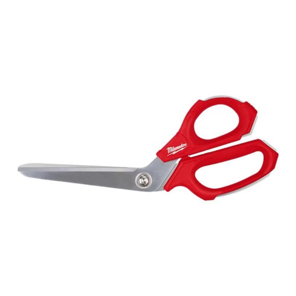 Milwaukee Jobsite Offset Scissors - Durable, Micro-Serrated, All-Metal Design