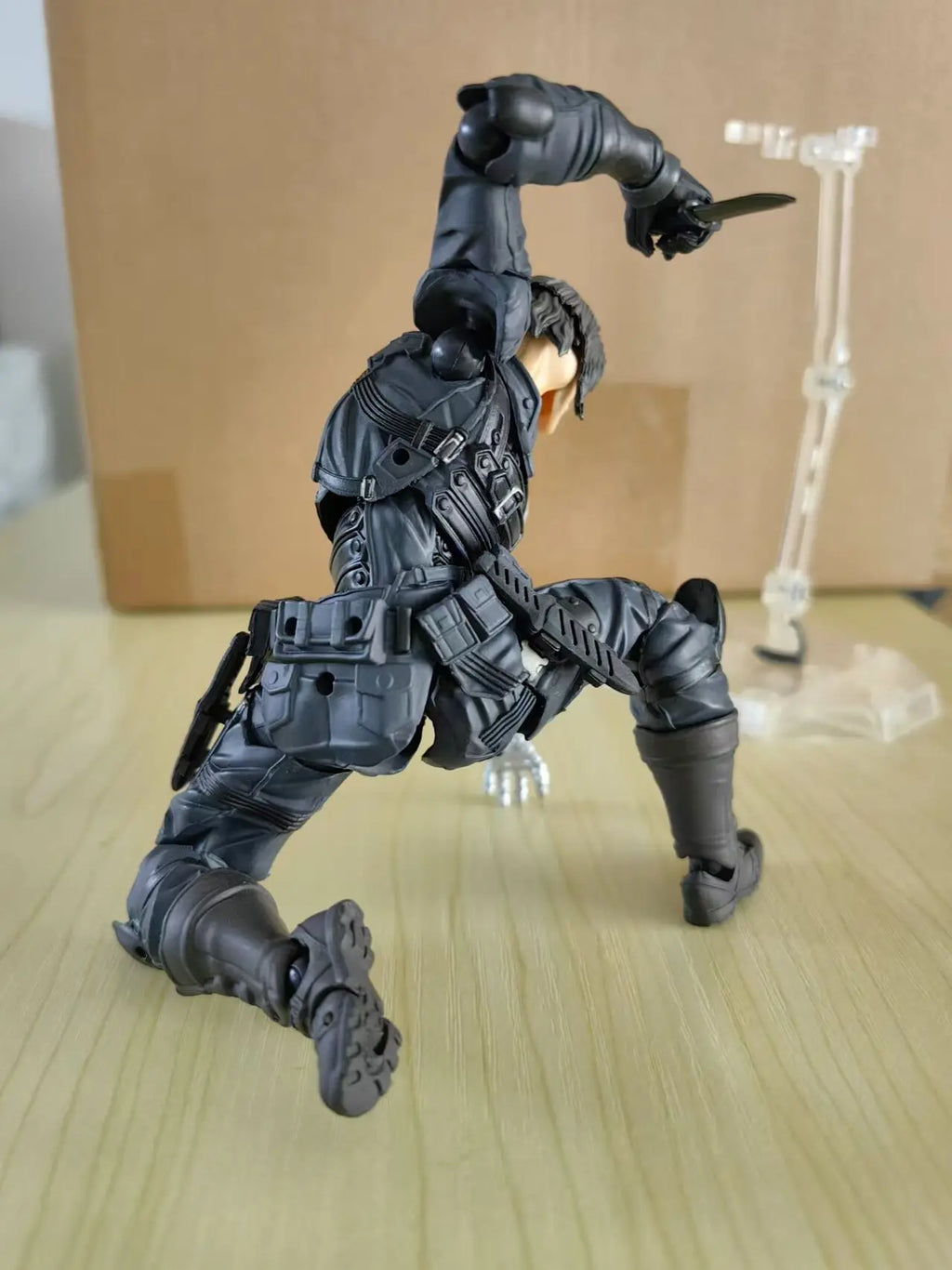Kaiyodo Winter Soldier Bucky Barnes Anime Action Figure - Collectible Toy