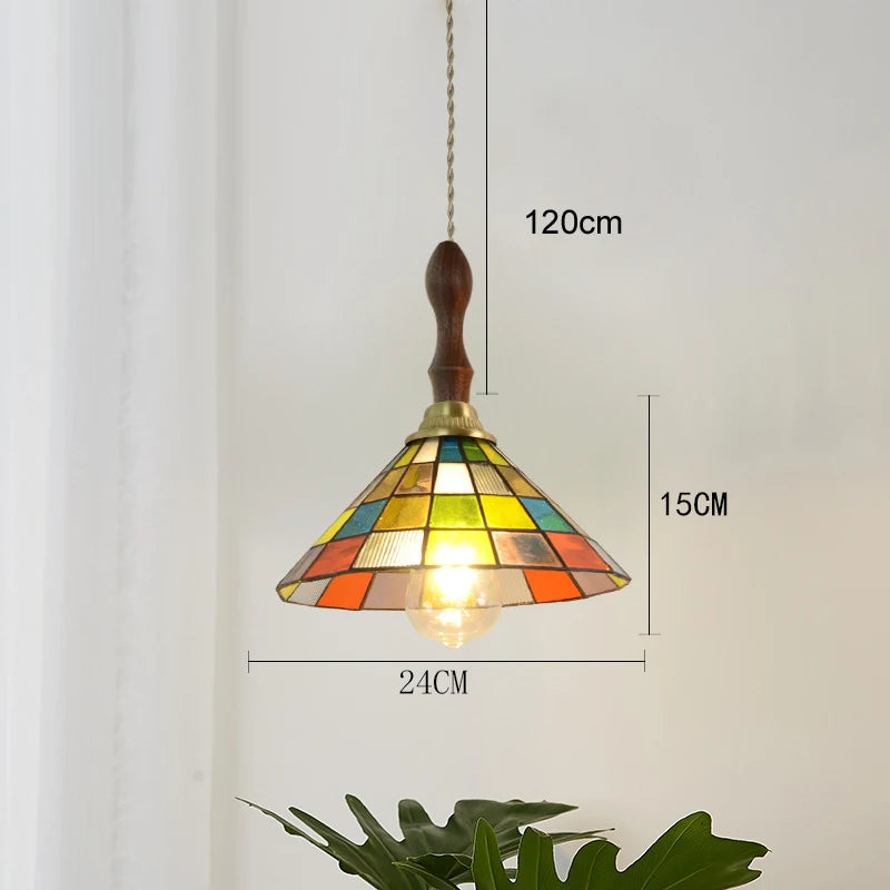 Retro Copper Pendant Light - Art Deco Ceiling Fixture for Home & Café