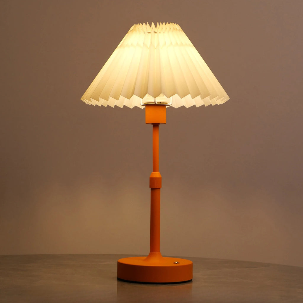 Rechargeable Touch Fabric Desk Lamp - E12 Bulb, 2700K, Modern Decor