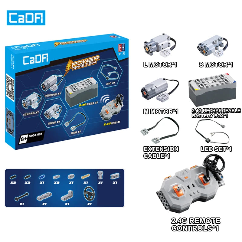 CaDA S054/S059 Super Sports Car MOC Building Blocks Set - Remote Control