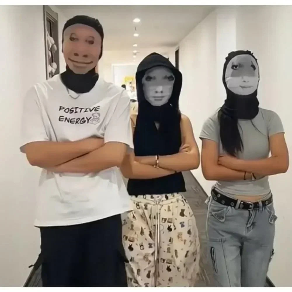 Funny 3D Printed Full Face Mask - Celebrity Costume Balaclava
