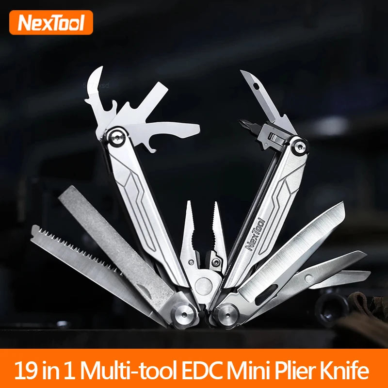 NexTool 19-in-1 Multi-Function EDC Tool: Pliers, Saw & More