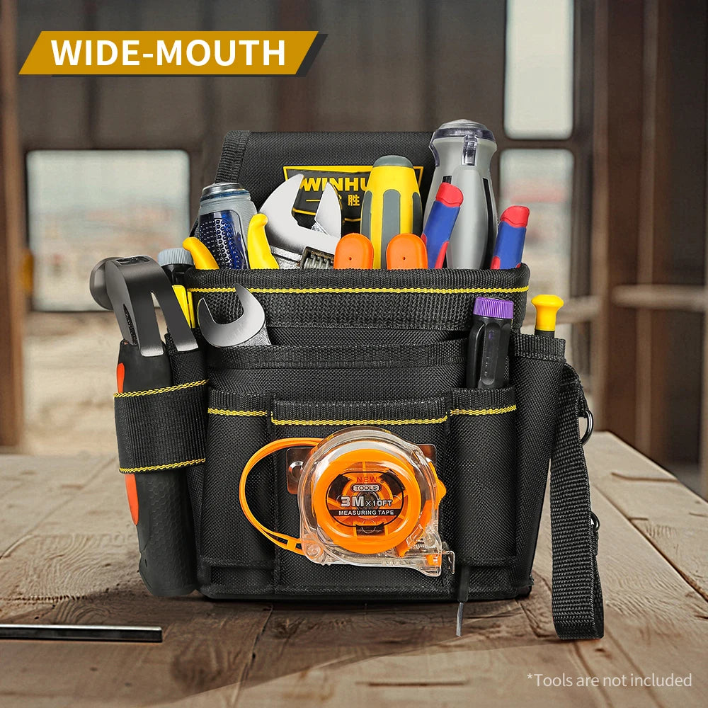 Durable Electrician Tool Waist Bag - Multifunctional & Portable