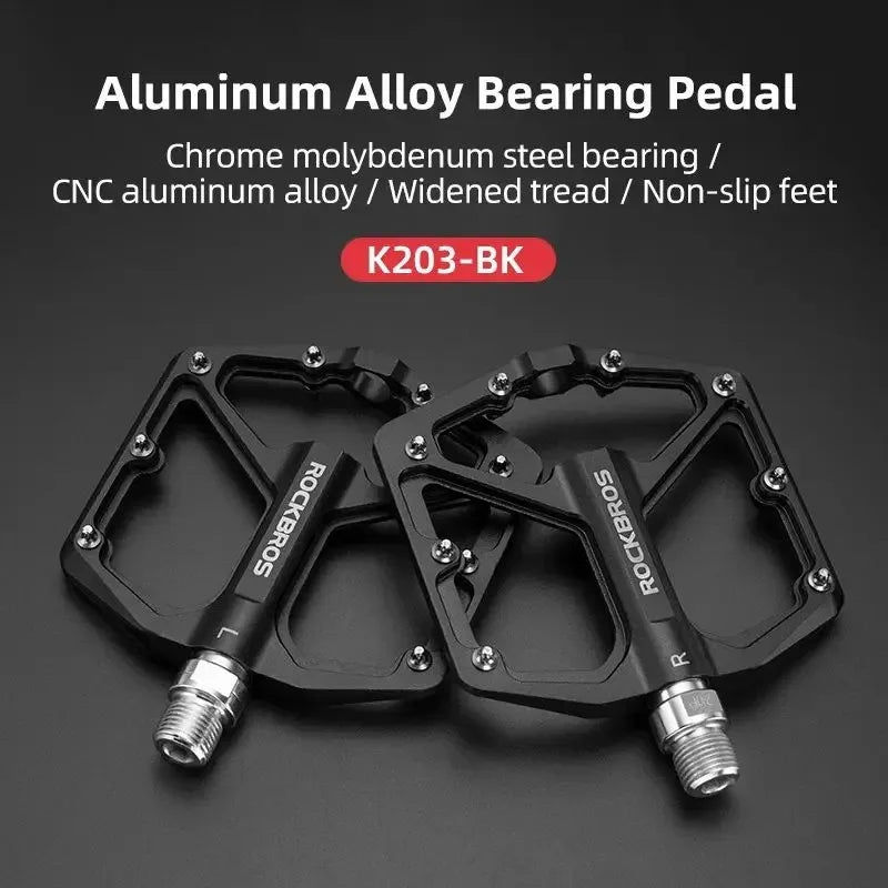 ROCKBROS Ultralight Anti-Slip Aluminum Bicycle Pedals for Better Cycling