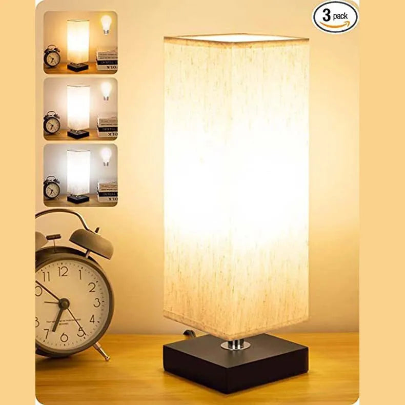 Minimalist Small Table Lamp for Bedroom - Elegant Nightstand Light