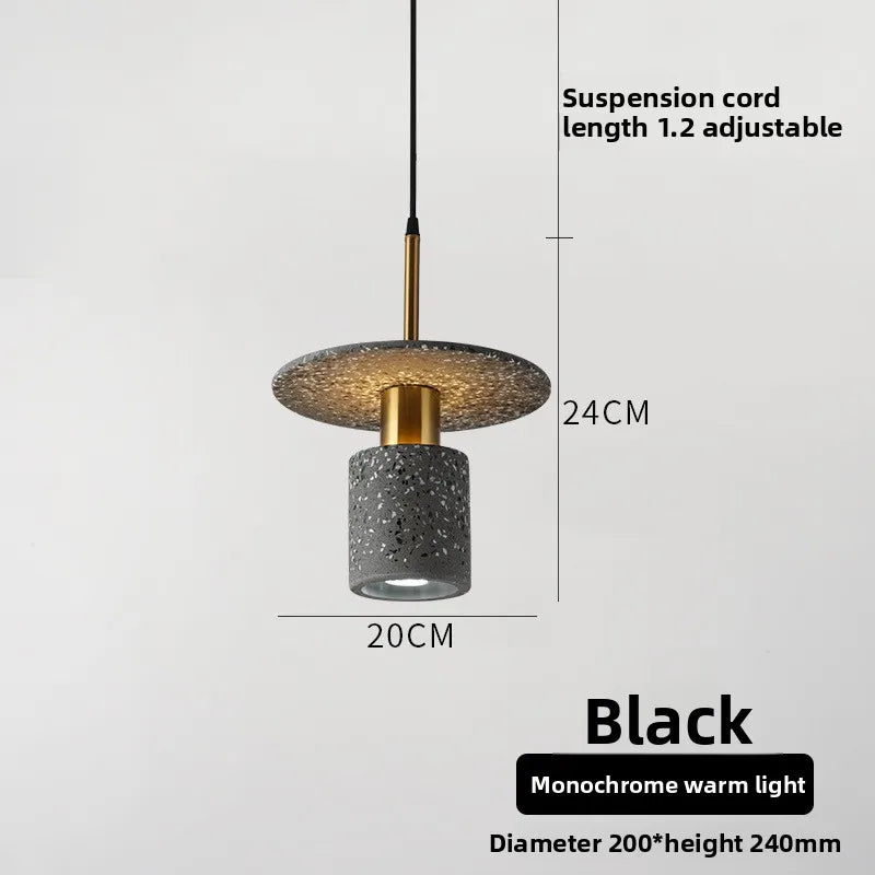 Modern Terrazzo Metal Pendant Lamp for Dining & Living Rooms