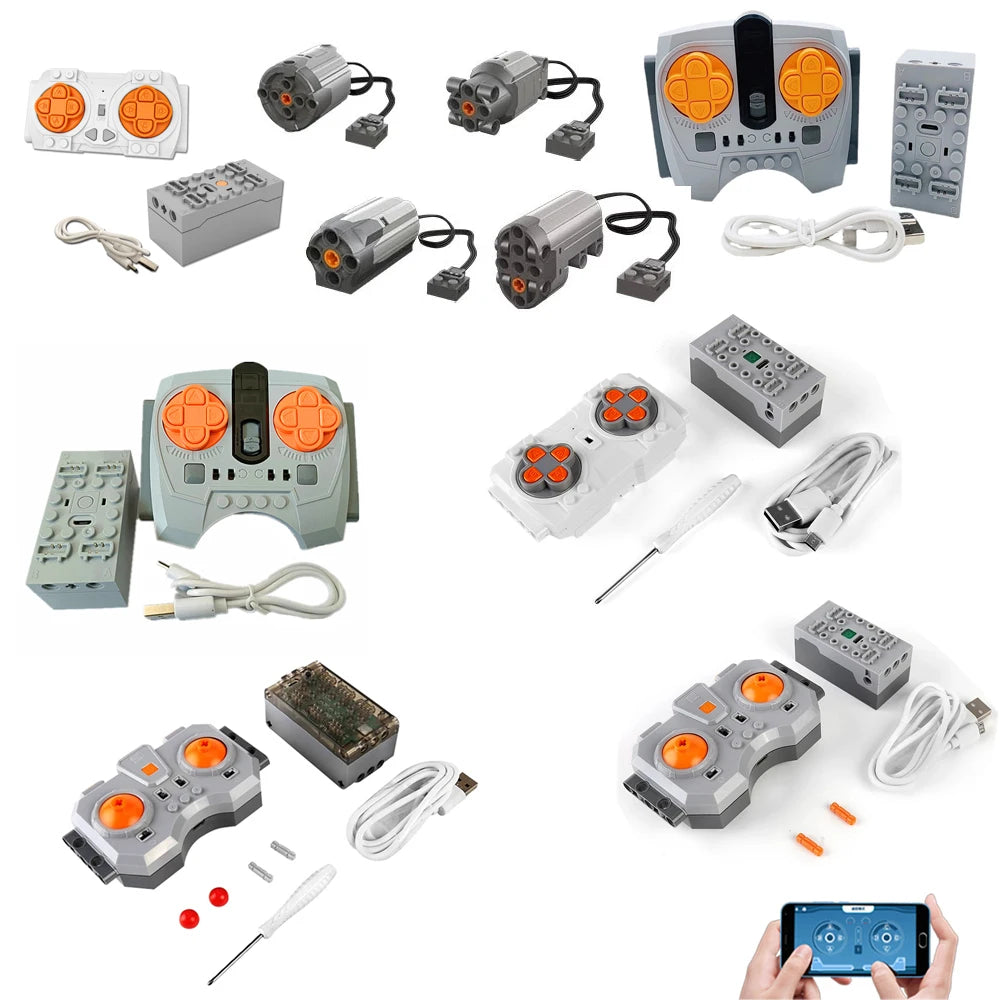 Programmable 6 Channel Remote Control Power Module for Building Blocks