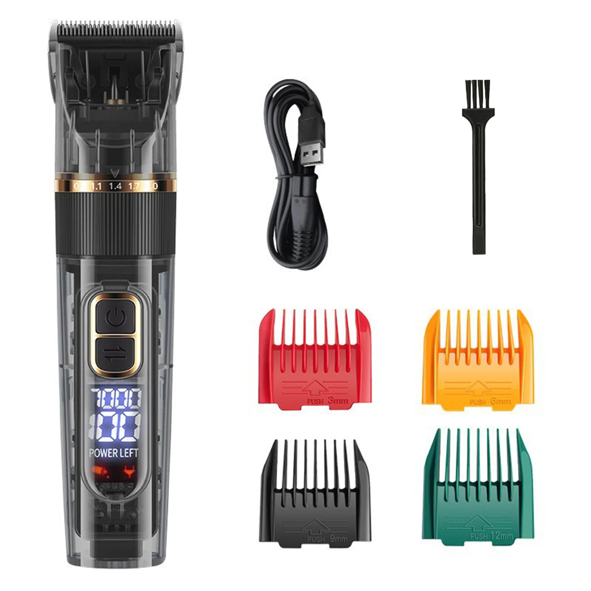 Professional Pet Grooming Clipper - USB Rechargeable & Silent
