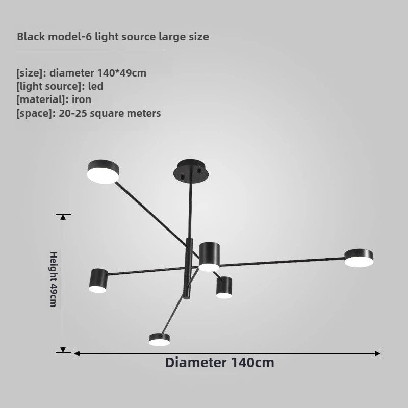 Stylish Modern Minimalist Pendant Lamp for Living Room & Hotels