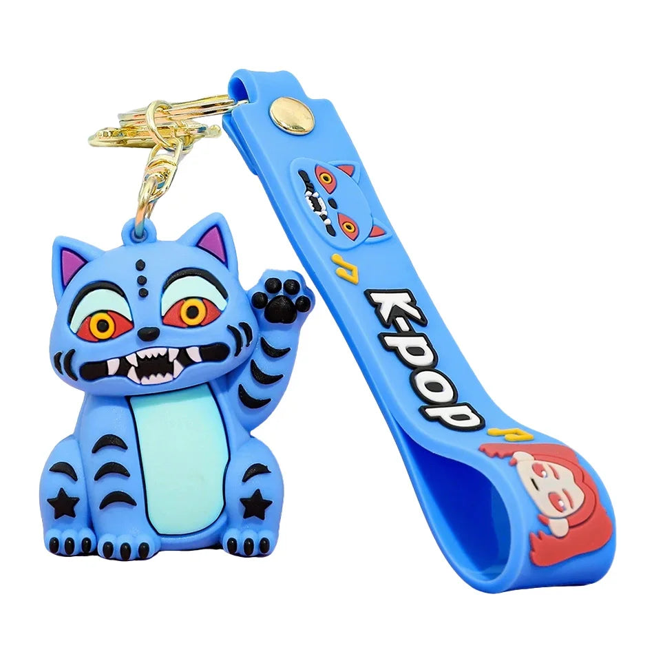 Cute 3D Printed Anime Keychains - Perfect Gift for Fans!