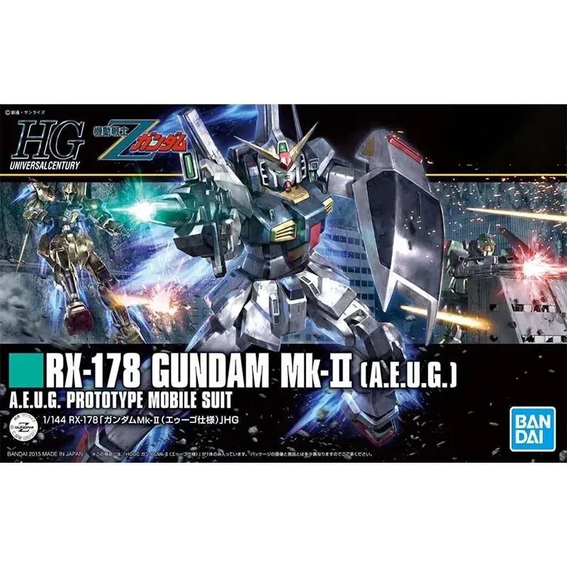 Bandai HG RX-178 Gundam MK II AEUG Model Kit - Build Your Own Action Figure