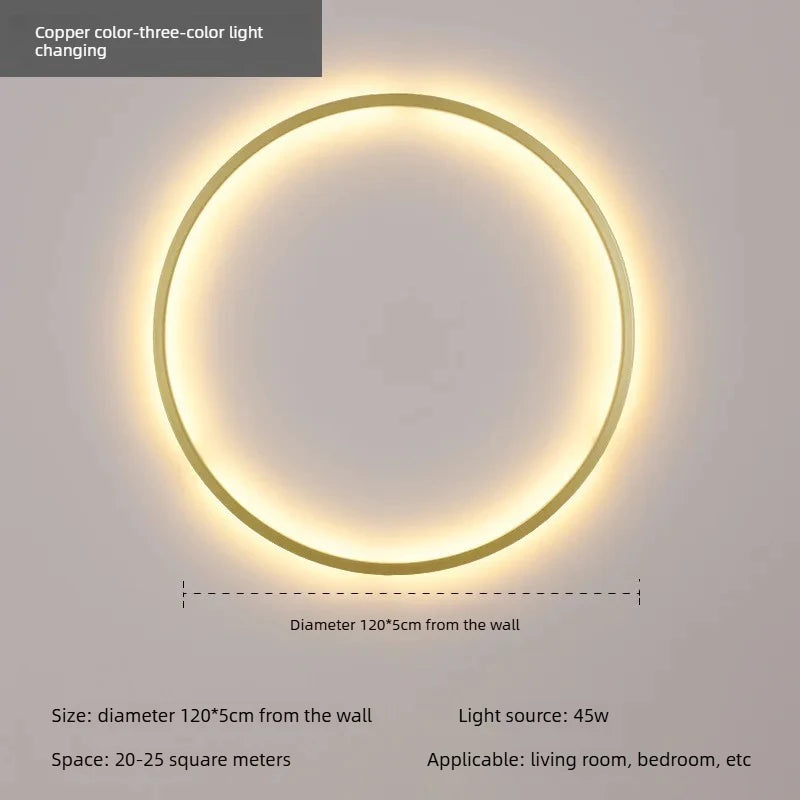Modern Minimalist LED Circle Wall Sconce for Home Decor