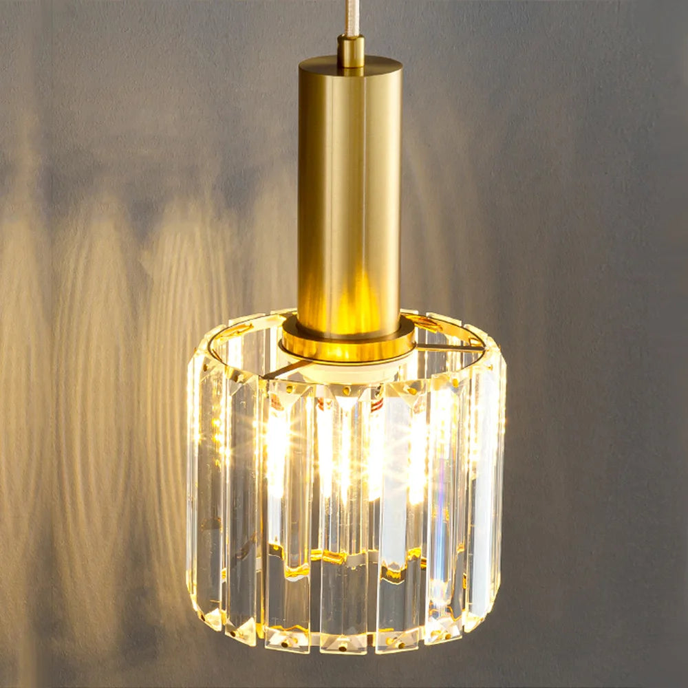 Elegant Crystal LED Pendant Light - Modern Chandelier for Any Space