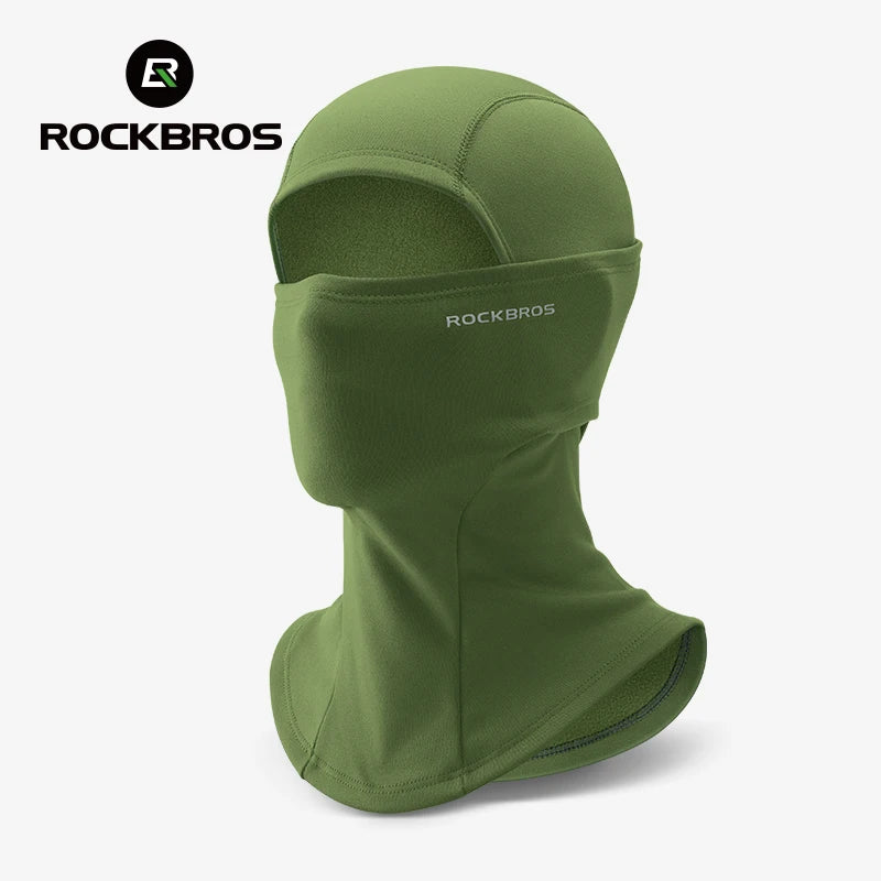 ROCKBROS Winter Cycling Mask - Thermal Windproof Balaclava & Face Cover