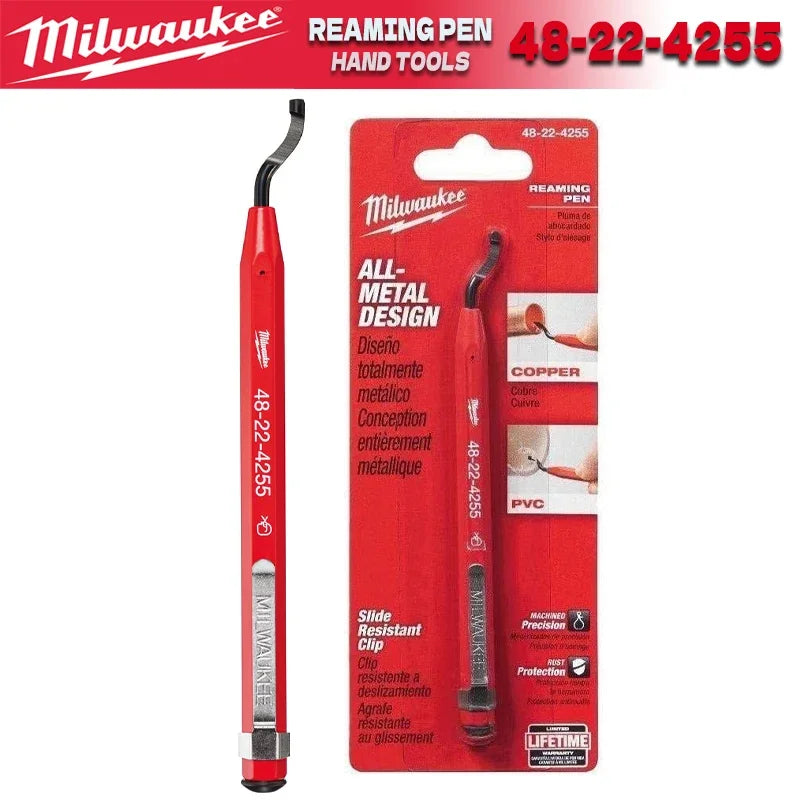 Milwaukee Reaming Pen - Durable Deburring Tool for Copper & PVC