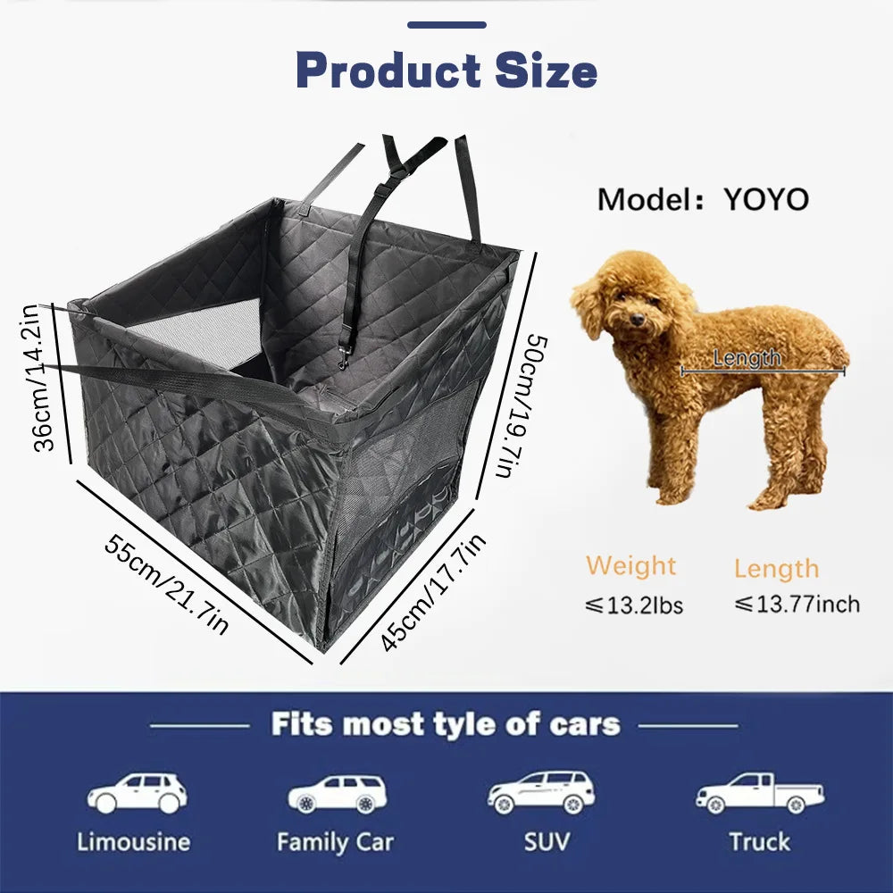 Cawayi Waterproof Dog Carrier Bag for Safe Car Travel