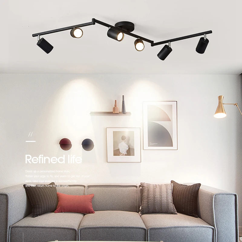 Stylish Nordic LED Ceiling Lights for Modern Living Spaces