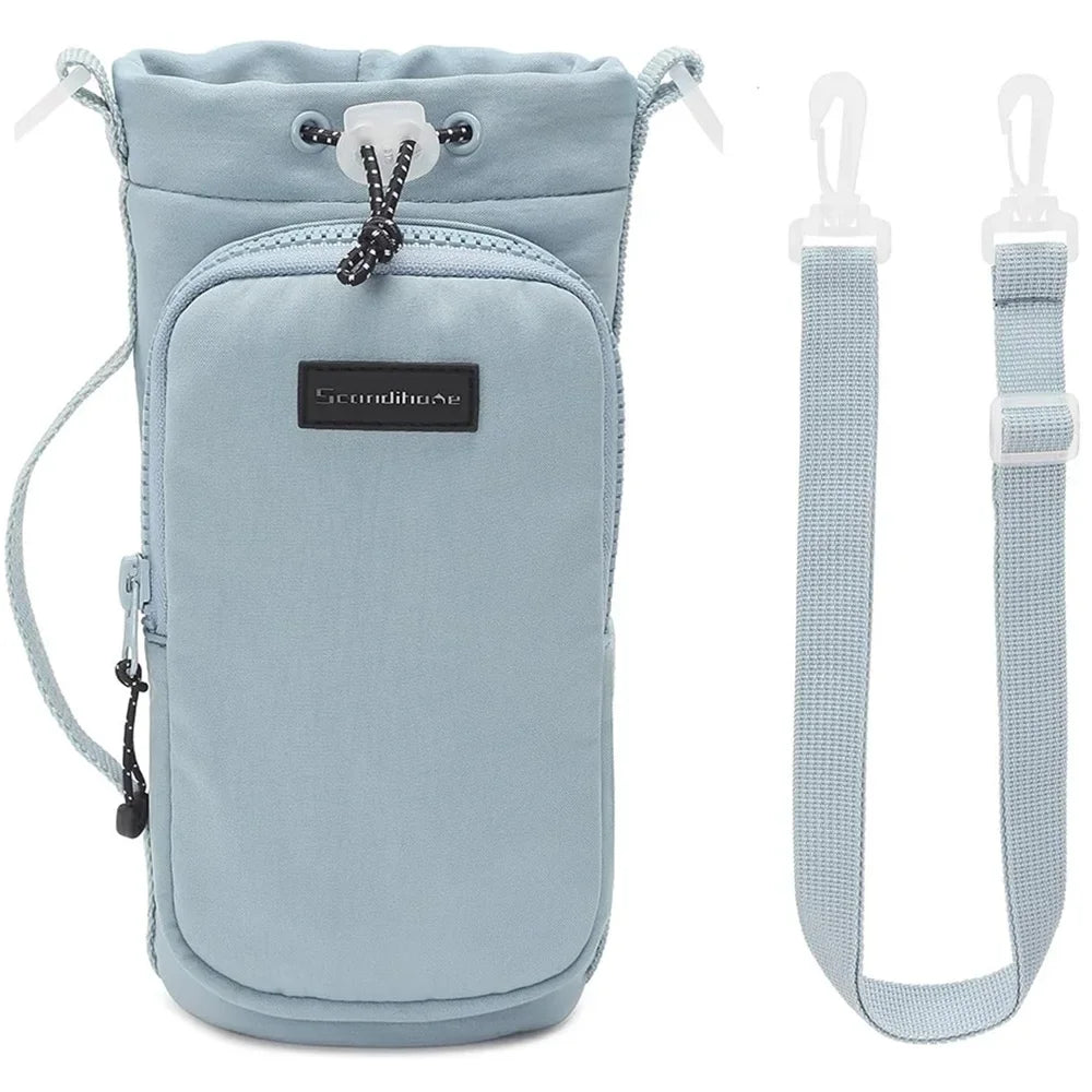 Adjustable Portable Water Bottle Sleeve for Hiking & Gym - Crossbody Bag