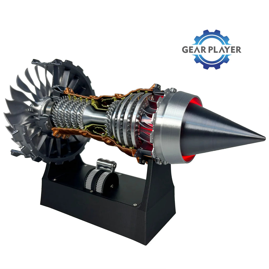 High-Performance Brushless Turbofan Engine Model Toy