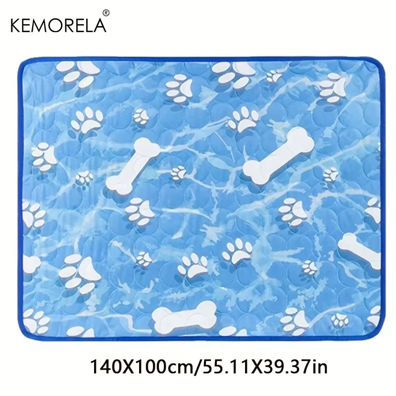 KEMORELA Large Self-Cooling Dog & Cat Pad - Washable, Durable Comfort
