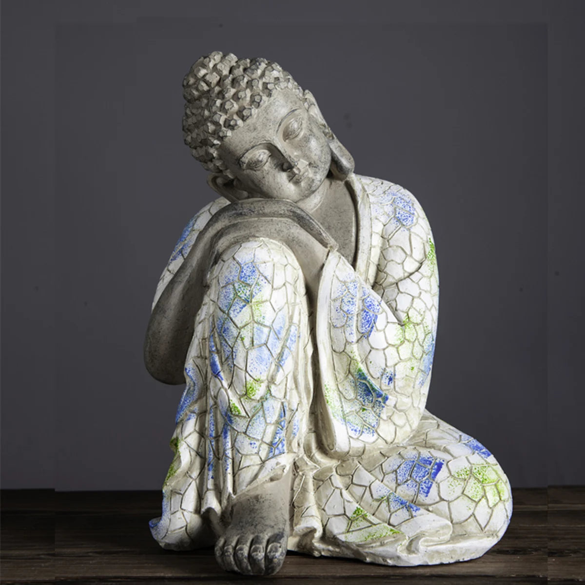 Elegant Zen Buddha Stone Decor for Tranquil Micro Landscapes