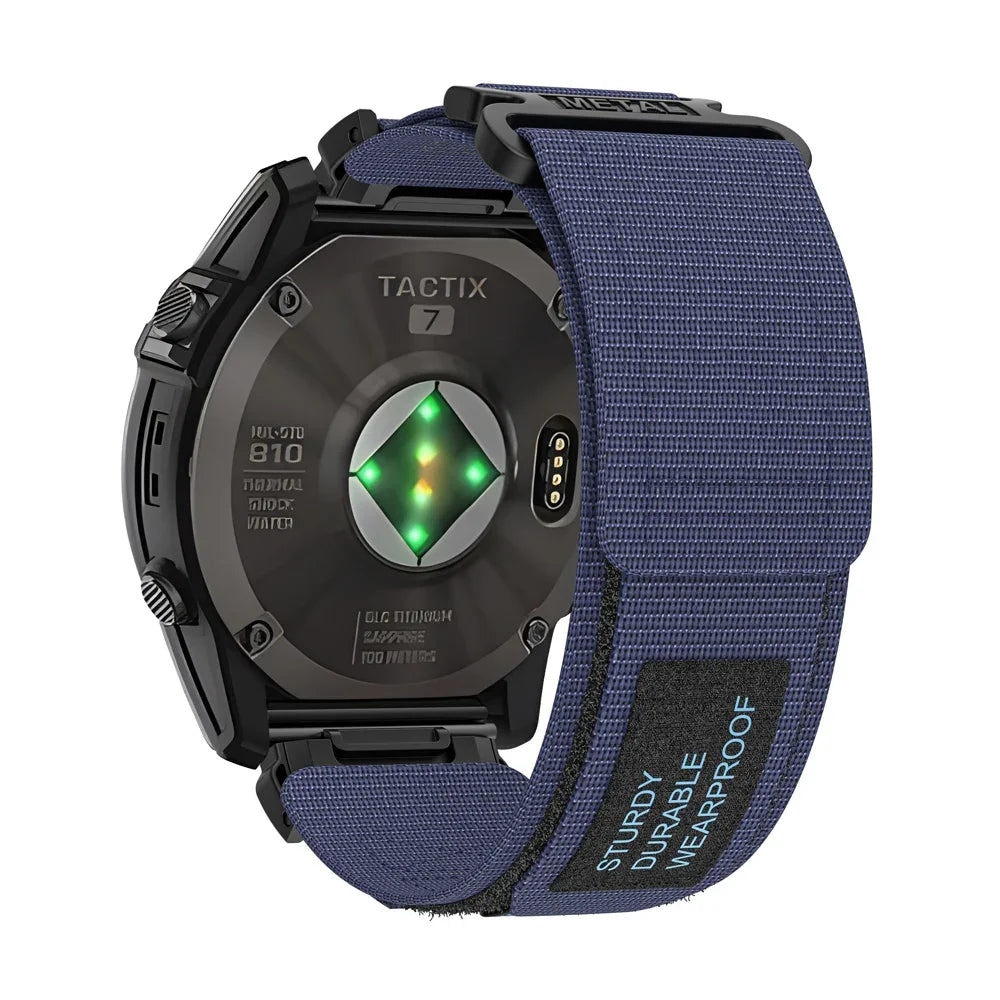 QuickFit 22mm/26mm Nylon Band for Garmin Watches - Durable & Stylish
