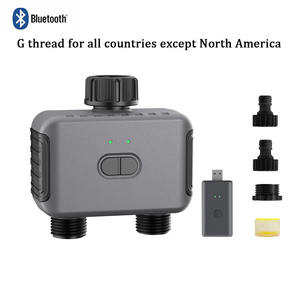 INSOMA Smart Dual Hose Irrigation Timer with App Control & Voice Integration