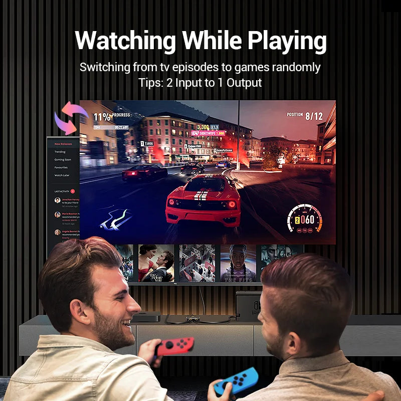UGREEN 4K Bi-Directional HDMI Switch for Ultimate Gaming & TV