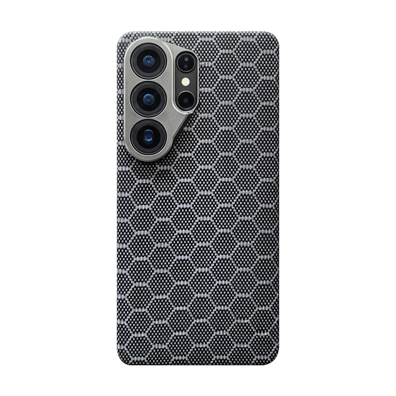 Slim Carbon Fiber Case for Samsung Galaxy S26 Ultra - Honeycomb Finish