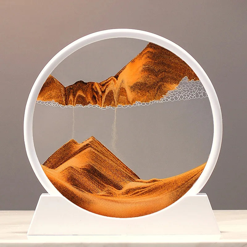 3D Moving Sand Art - Quicksand Liquid Hourglass Home Decor