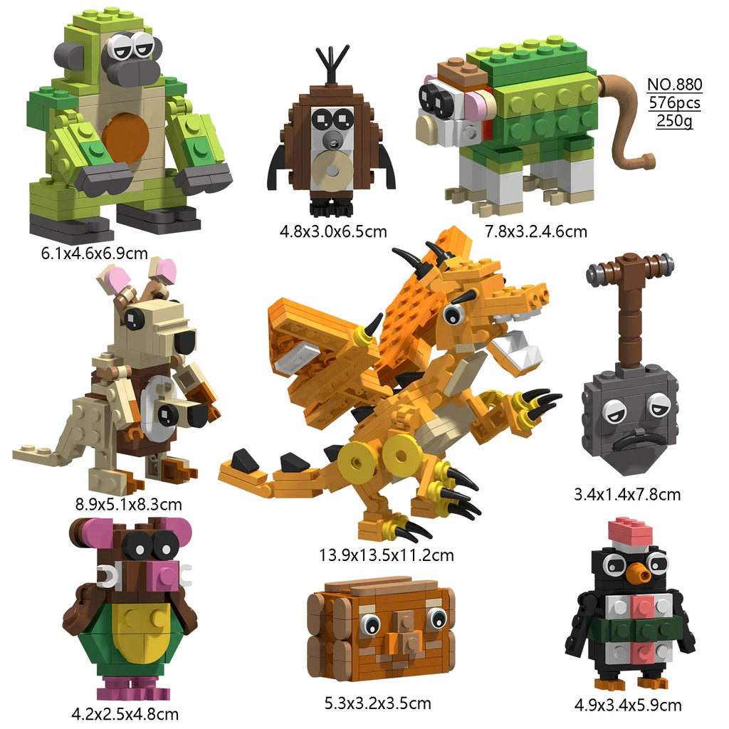 Tung Tung Animal Building Blocks - Creative Imagination Toy for Kids