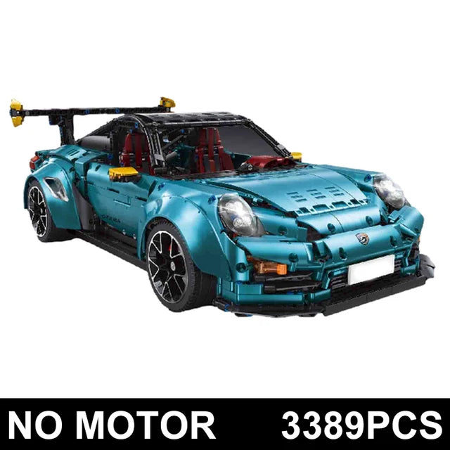 T5026 High-Tech 3389-Piece Racing Car Model Building Blocks