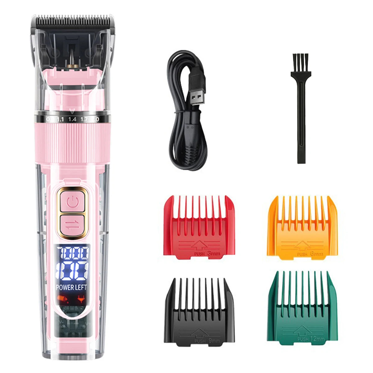Professional Pet Grooming Clipper - USB Rechargeable & Silent