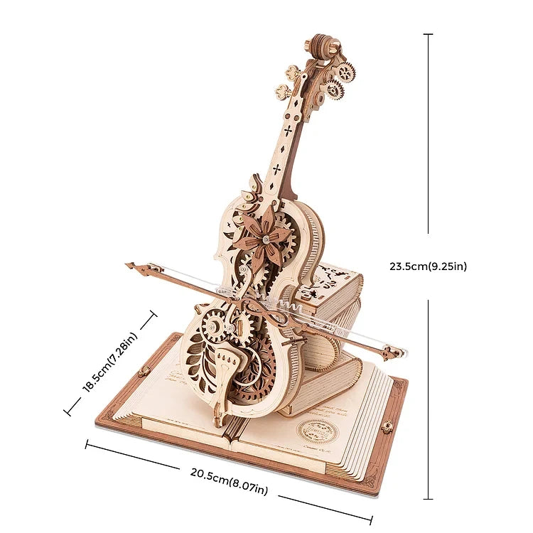 Robotime Sunset Carnival Music Box - LED Ferris Wheel Decor