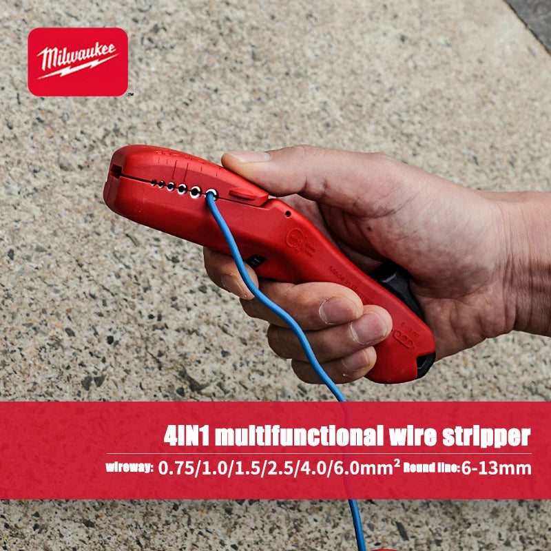 Milwaukee 4-in-1 Universal Cable Stripper - Insulated 1000V Tool