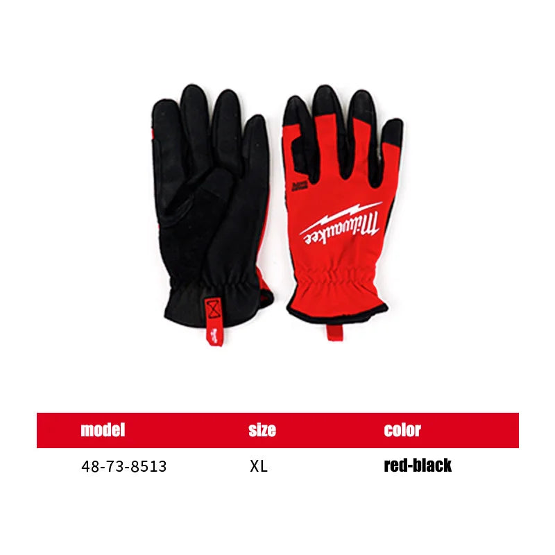 Milwaukee Lightweight Work Gloves - Breathable & Waterproof Comfort