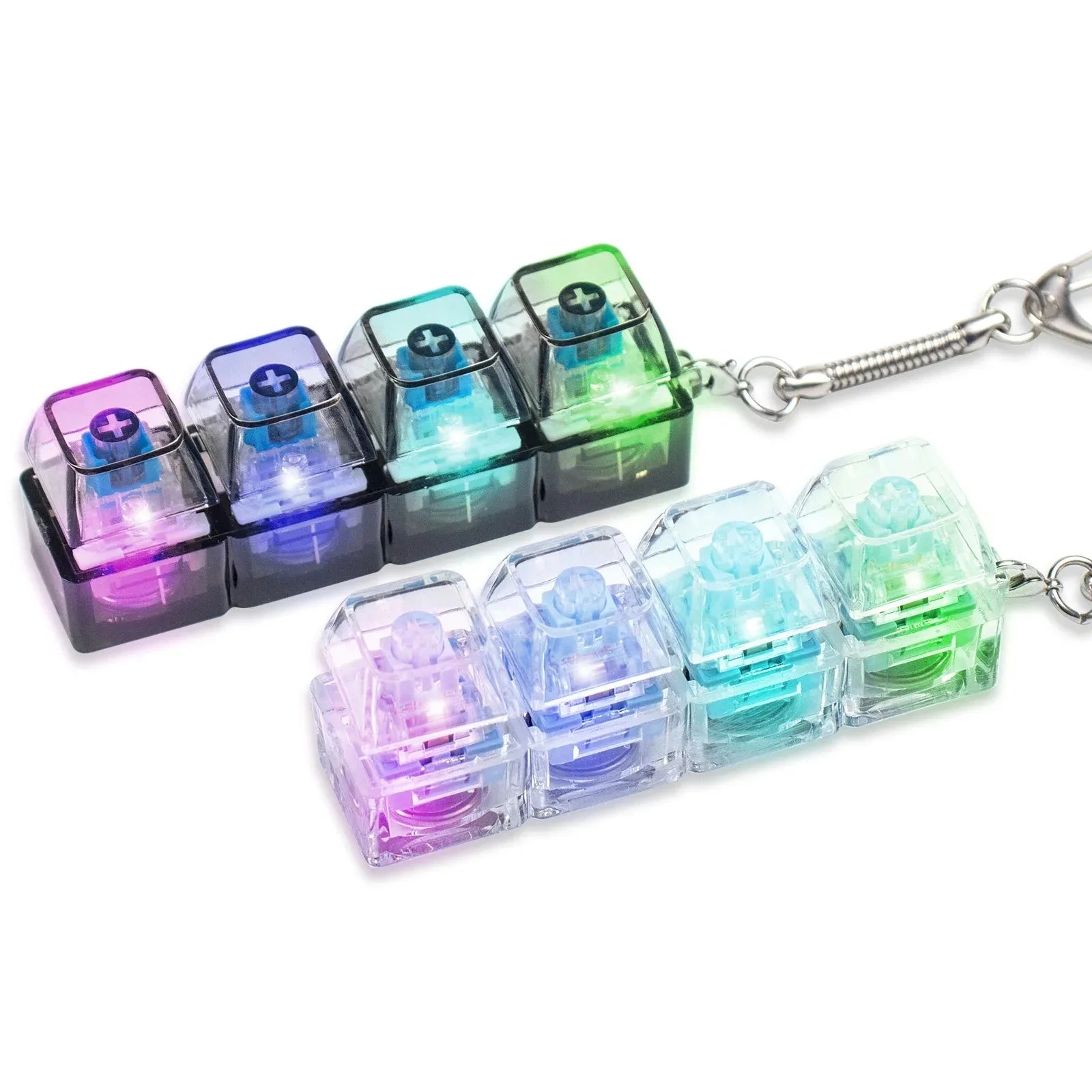 LED Fidget Keychain - Stress Relief Sensory Toy for All Ages