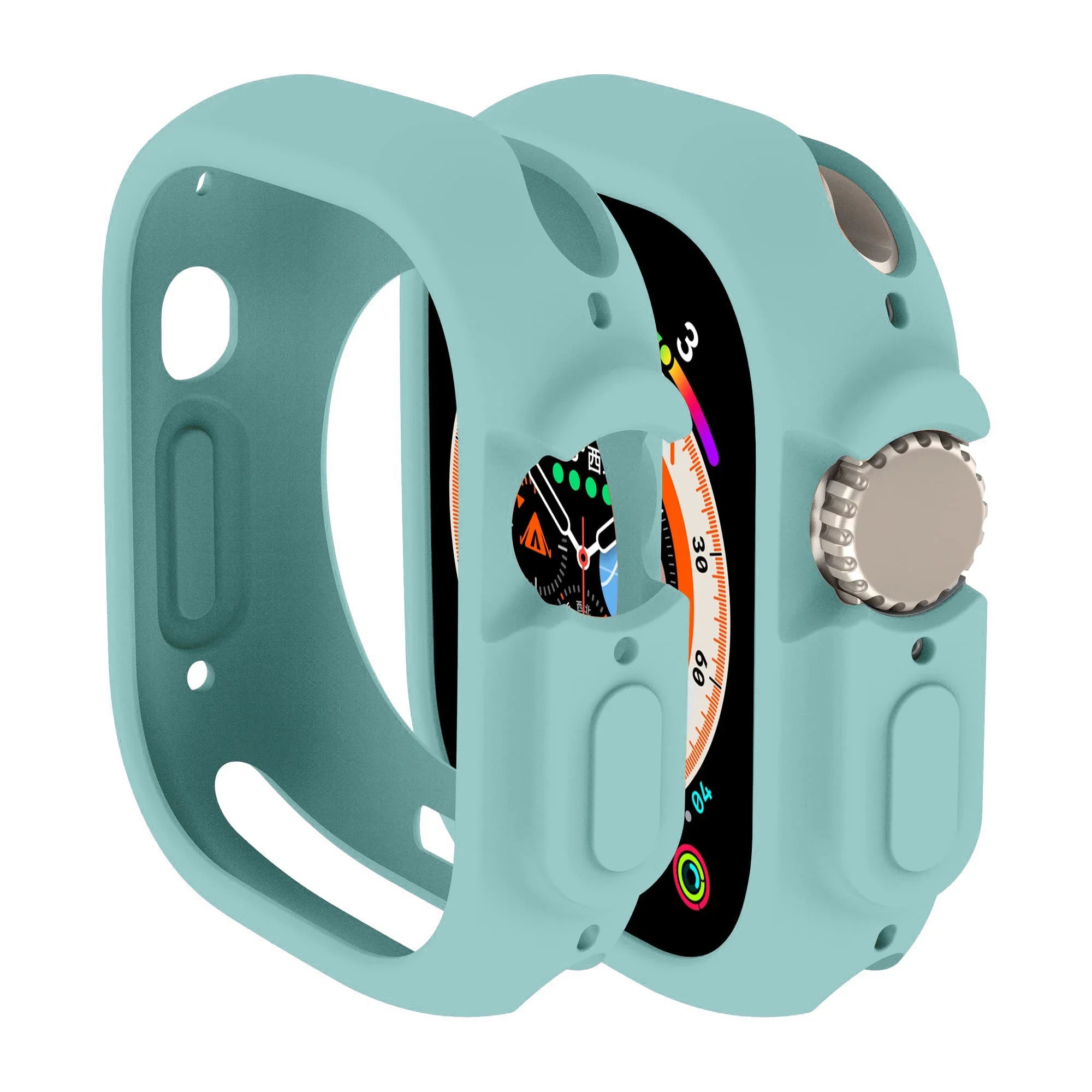 Shockproof Soft Silicone Cover for Apple Watch Ultra 49mm - TPU Bumper