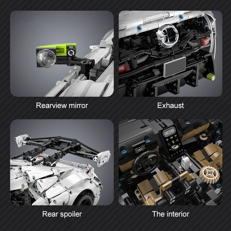 Cada 1:8 MOC Supercar Building Blocks - Ultimate Racing Experience