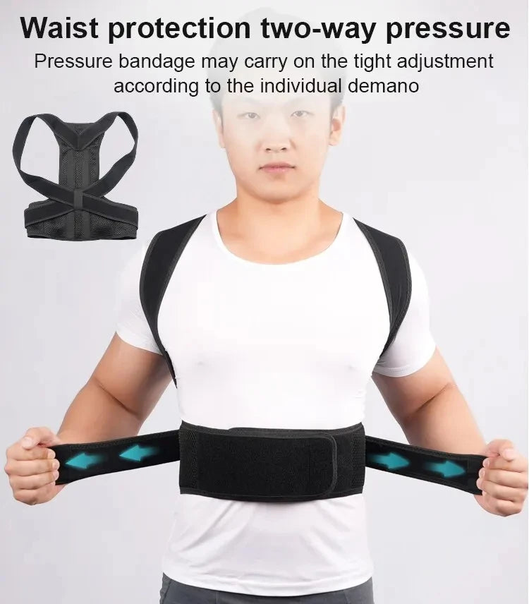 Adjustable Back Posture Corrector for Pain Relief & Improved Spine Health