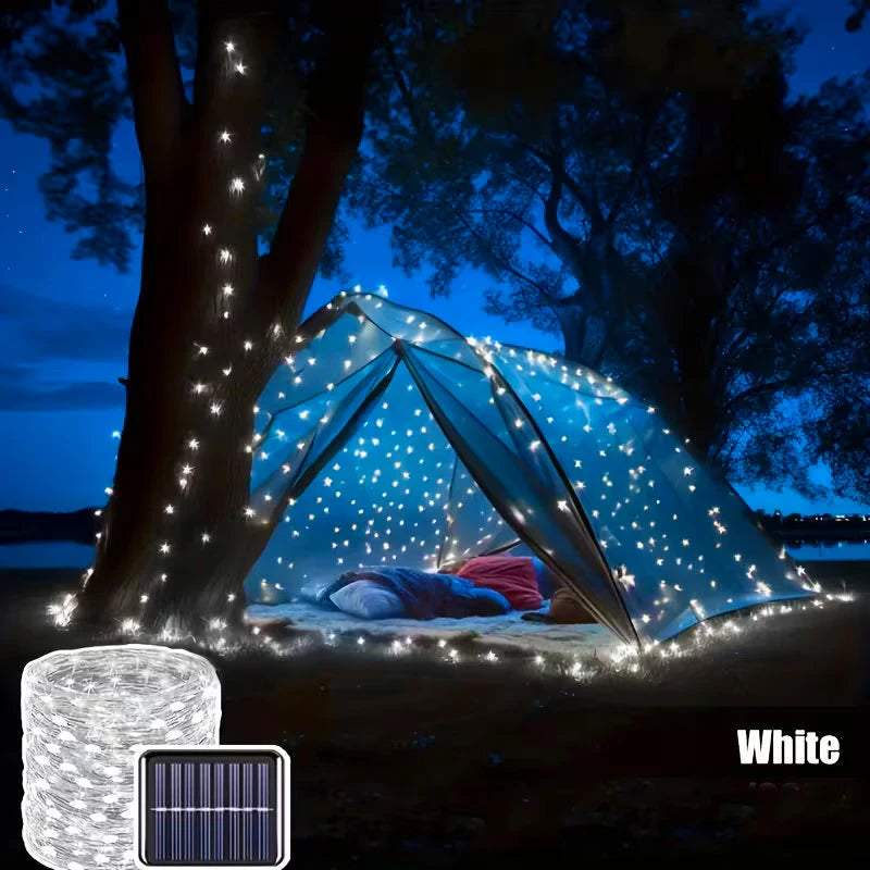 Waterproof Solar LED String Lights for Garden & Outdoor Decor