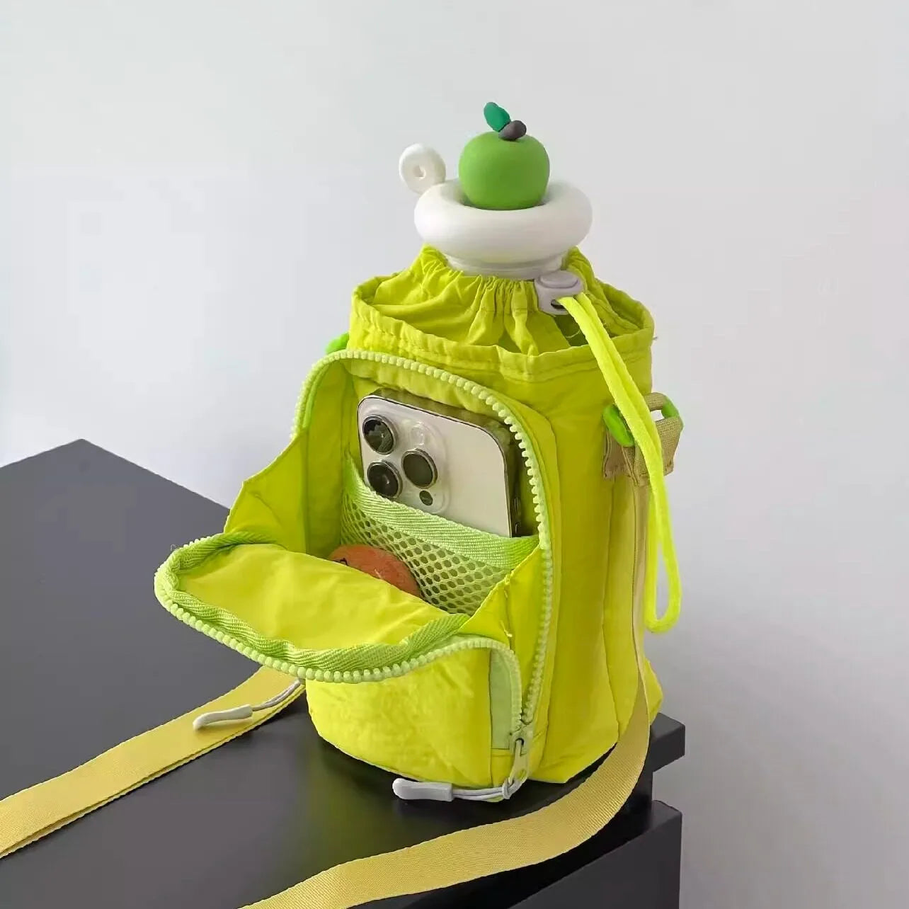 Adjustable Water Bottle Carrier Bag with Phone Pocket - Outdoor Ready